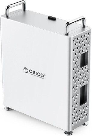 ORICO、Mac mini M4/M4 Pro専用縦型アルミケースを発表--1:1精密フィット・航空グレード素材・工具不要5秒装着・縦型冷却設計