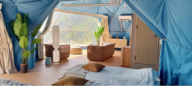 【沖縄・うるま市】「glampark resort アクナ浜」ツインドーム全7棟のフルリニューアル工事が完了、宿泊受け入れを再開