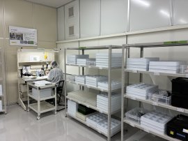 医療機器の量産を担う製造現場 医療機器の量産を担う製造現場