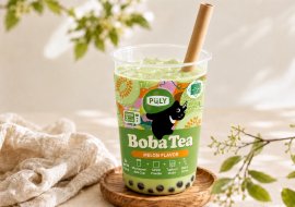 【写真】プーリータピオカドリンク(BobaTea) 「メロン」イメージ 【写真】プーリータピオカドリンク(BobaTea) 「メロン」イメージ