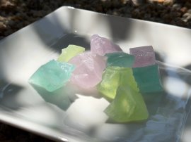 琥珀糖「出雲ハーブの雫」1 琥珀糖「出雲ハーブの雫」1