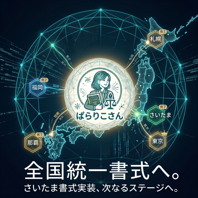 ネクスパート法律事務所開発の債務整理AI「ぱらりこさん」、自己破産の「さいたま書式」を新たに実装。今後は全国展開を見据え「統一書式」対応へシフト