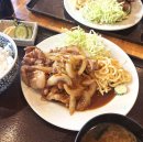 生姜焼盛付 生姜焼盛付