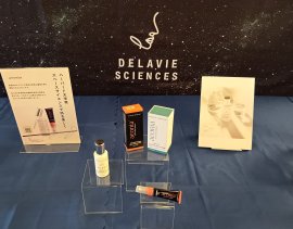 会場に展示されたaeonia 会場に展示されたaeonia